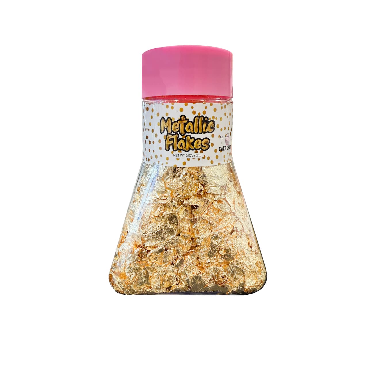 Cake Craft Gold Metallic Flakes